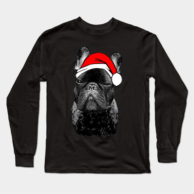 Feliz Navidog Long Sleeve T-Shirt by Custom Autos